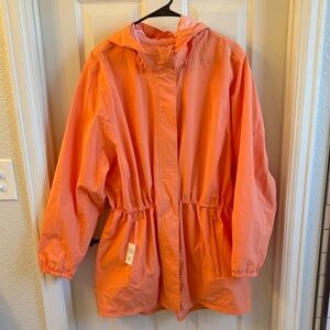 Lands’ End Drawstring Raincoat